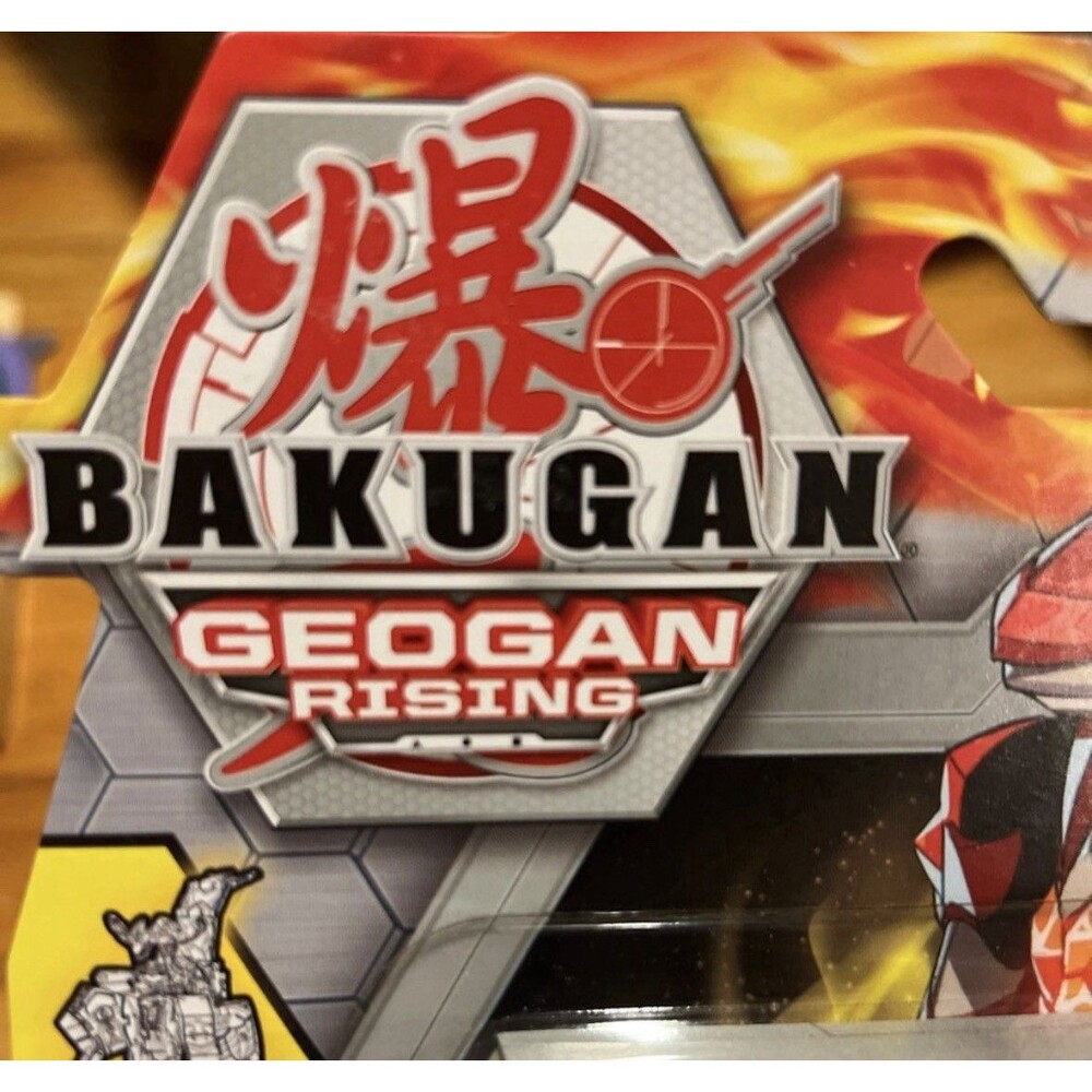 Spin Master Bakugan Geogan Rising Amphrog Transforming Action Figure + Cards
